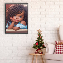 Load image into Gallery viewer, Diamond Painting - Full Round - little girl and animals (30*40CM)
