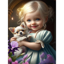 Load image into Gallery viewer, Diamond Painting - Full Round - lolita little girl (30*40CM)
