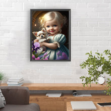 Load image into Gallery viewer, Diamond Painting - Full Round - lolita little girl (30*40CM)
