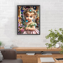 Load image into Gallery viewer, Diamond Painting - Full Round - lolita little girl (30*40CM)
