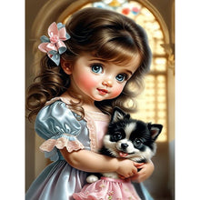 Load image into Gallery viewer, Diamond Painting - Full Round - lolita little girl (30*40CM)
