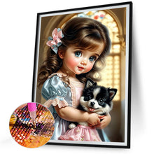 Load image into Gallery viewer, Diamond Painting - Full Round - lolita little girl (30*40CM)
