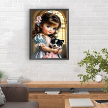 Load image into Gallery viewer, Diamond Painting - Full Round - lolita little girl (30*40CM)
