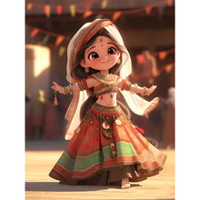 Load image into Gallery viewer, Diamond Painting - Full Round - Exotic little girl (30*40CM)
