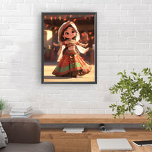 Load image into Gallery viewer, Diamond Painting - Full Round - Exotic little girl (30*40CM)
