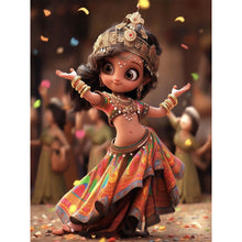 Load image into Gallery viewer, Diamond Painting - Full Round - Exotic little girl (30*40CM)

