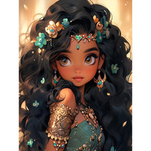 Load image into Gallery viewer, Diamond Painting - Full Round - Exotic little girl (30*40CM)
