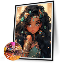 Load image into Gallery viewer, Diamond Painting - Full Round - Exotic little girl (30*40CM)
