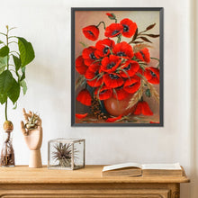 Load image into Gallery viewer, Diamond Painting - Full Round - poppy bouquet (30*40CM)
