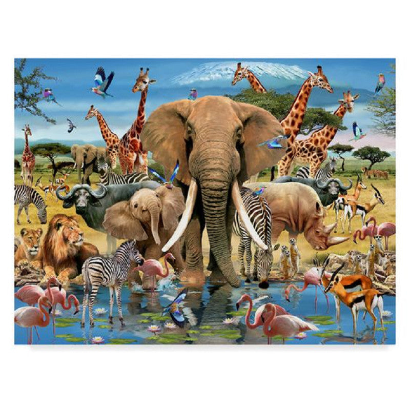 Diamond Painting - Full Square - tropical animals (70*50CM)