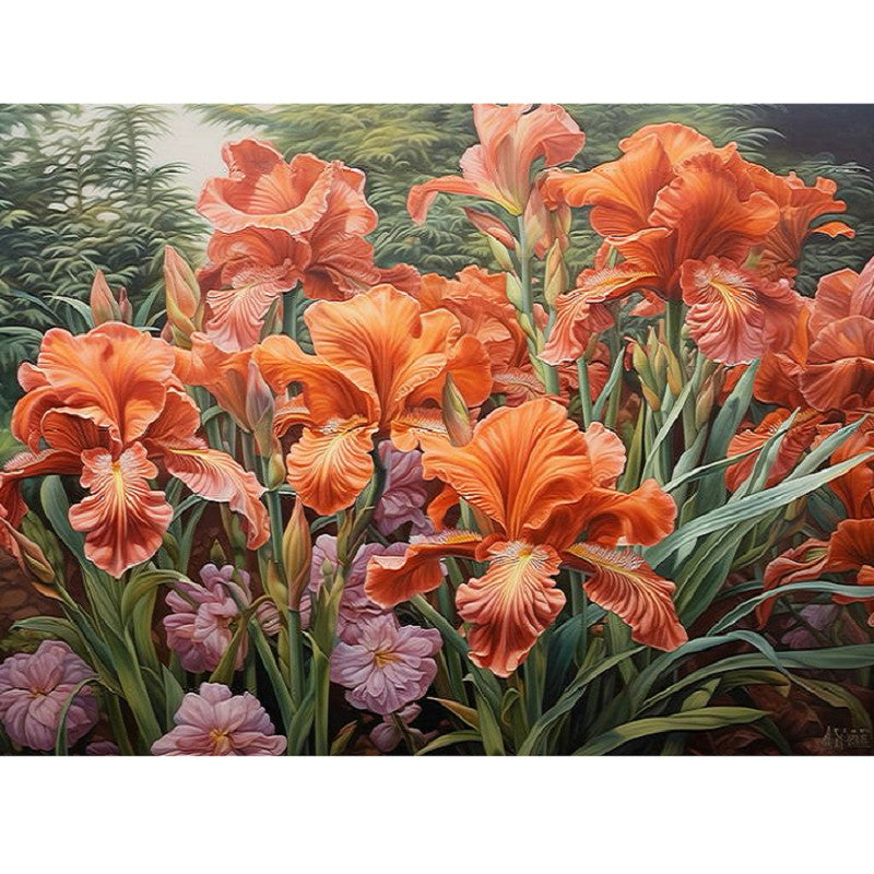 Diamond Painting - Full Square - poppy flower (70*50CM)