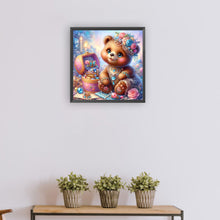 Load image into Gallery viewer, Diamond Painting - Full Round - Bear and jewelry (30*30CM)
