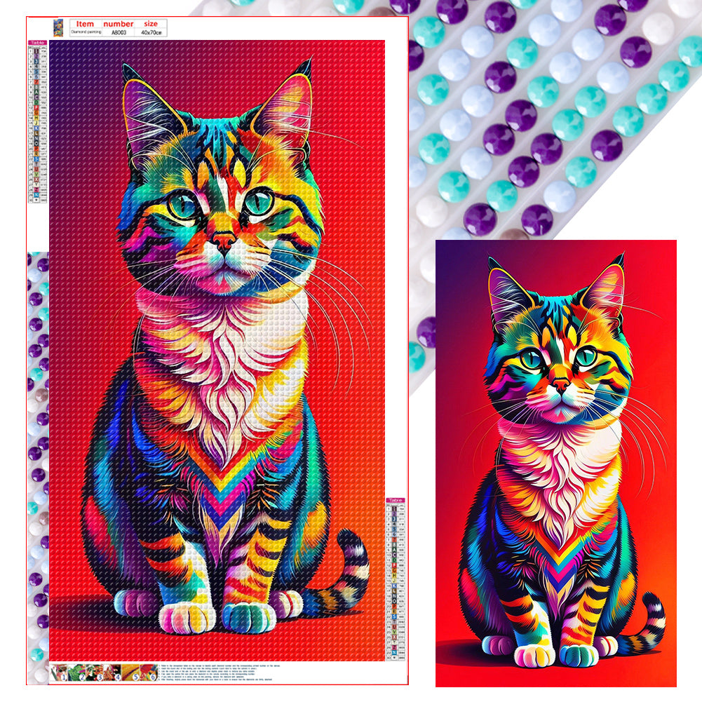 Diamond Painting - Full Round - cat (40*70CM)