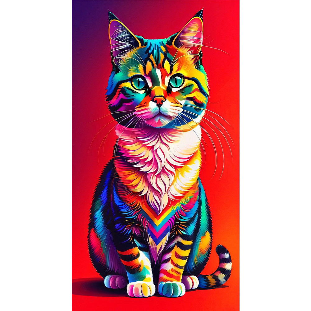 Diamond Painting - Full Round - cat (40*70CM)