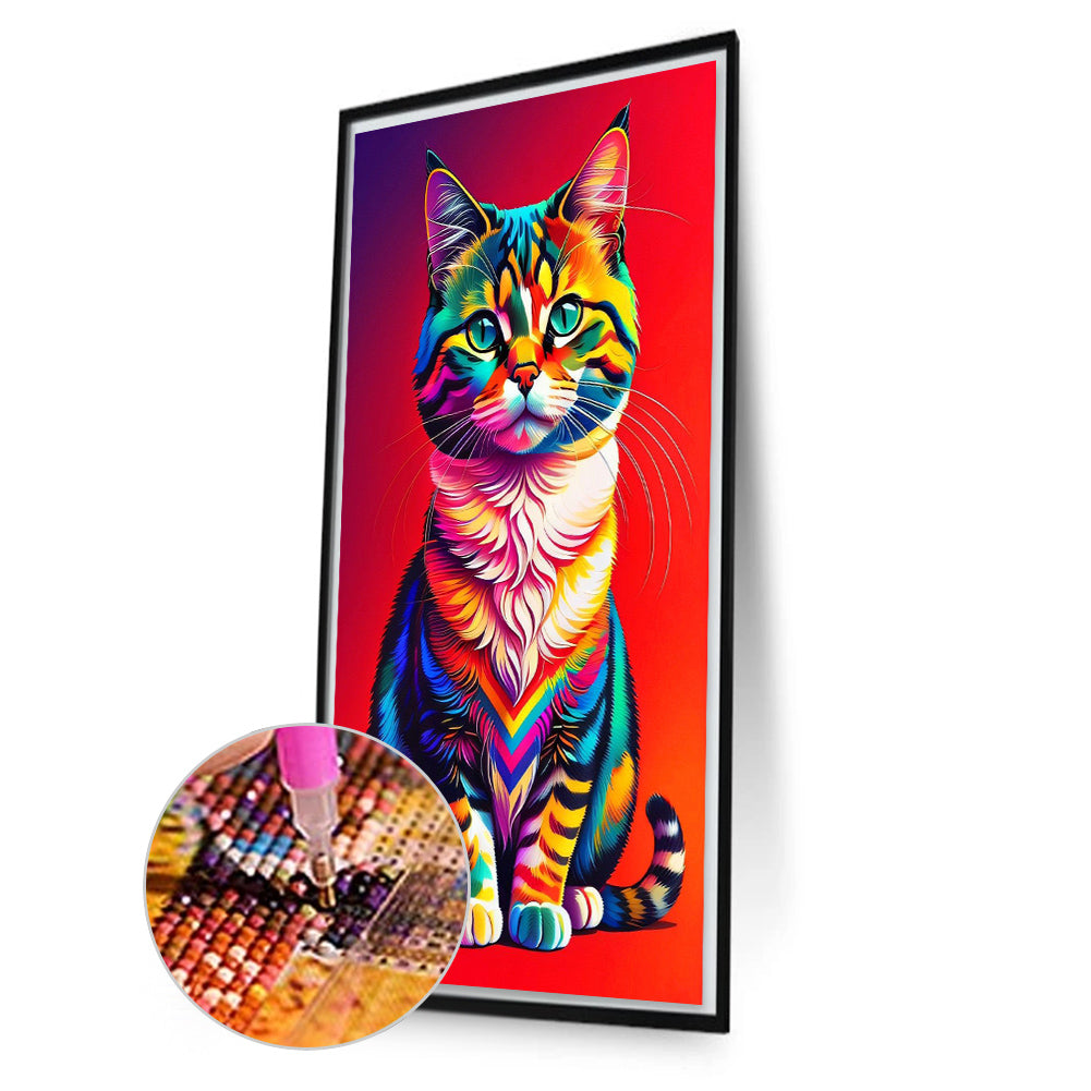 Diamond Painting - Full Round - cat (40*70CM)