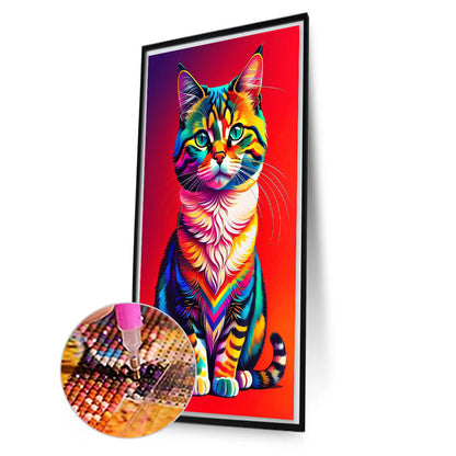 Diamond Painting - Full Round - cat (40*70CM)