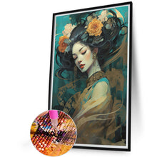 Load image into Gallery viewer, AB Diamond Painting - Full Round - Flowers and Classical Girls (40*60CM)
