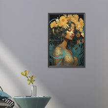 Load image into Gallery viewer, AB Diamond Painting - Full Round - Flowers and elegant girls (40*60CM)
