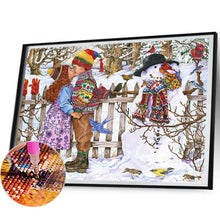 Load image into Gallery viewer, AB Diamond Painting - Full Round - Kiss in the snow (50*40CM)
