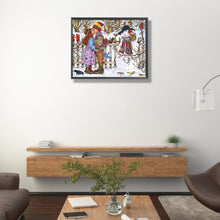 Load image into Gallery viewer, AB Diamond Painting - Full Round - Kiss in the snow (50*40CM)
