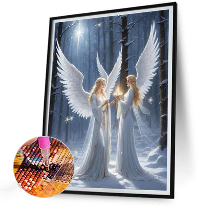 Diamond Painting - Full Round - praying girl (30*40CM)