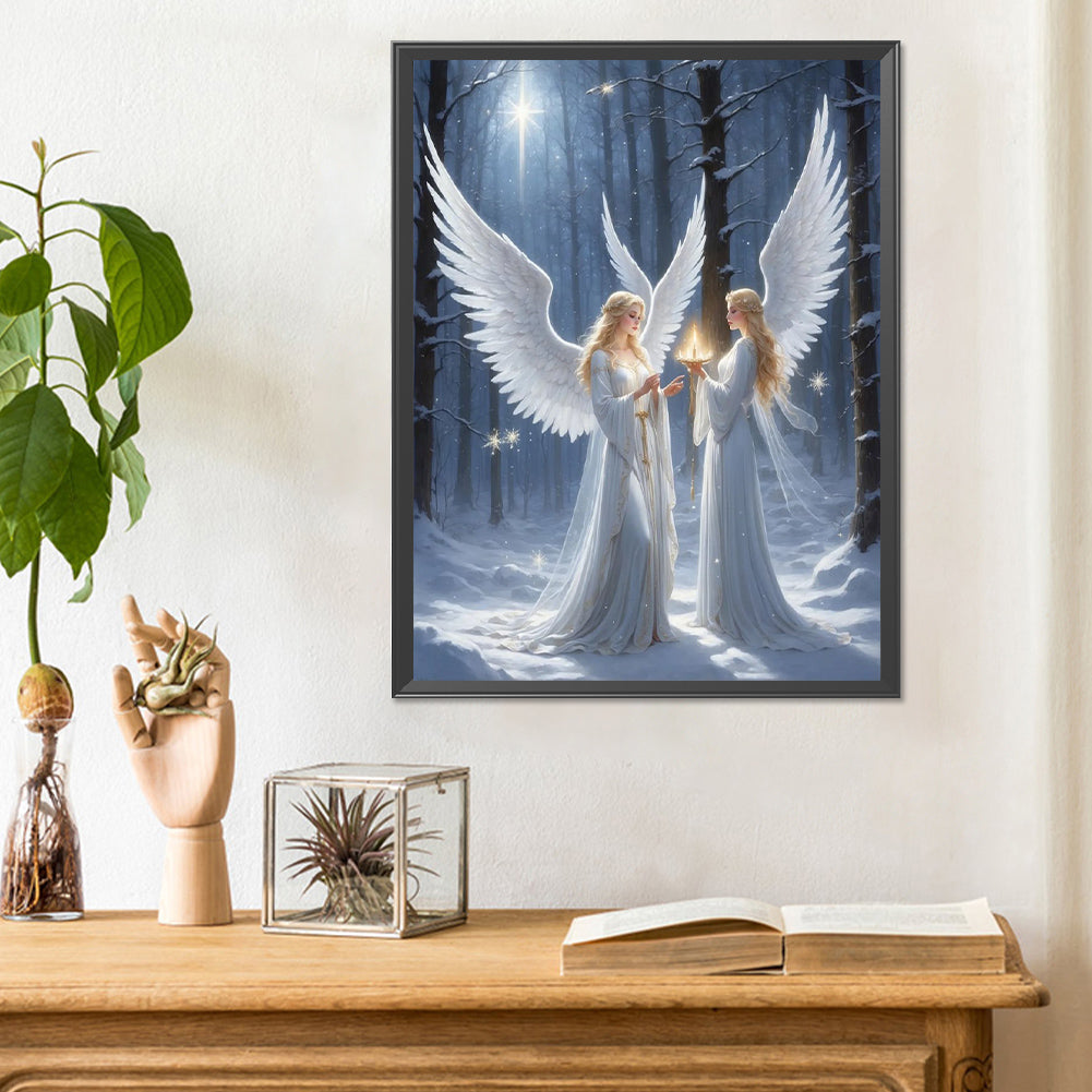 Diamond Painting - Full Round - praying girl (30*40CM)