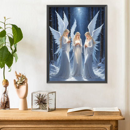 Diamond Painting - Full Round - praying girl (30*40CM)