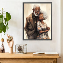 Load image into Gallery viewer, Diamond Painting - Full Round - elderly couple (30*40CM)
