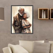 Load image into Gallery viewer, Diamond Painting - Full Round - elderly couple (30*40CM)
