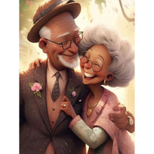 Load image into Gallery viewer, Diamond Painting - Full Round - elderly couple (30*40CM)
