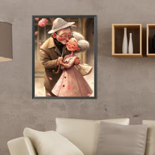 Load image into Gallery viewer, Diamond Painting - Full Round - elderly couple (30*40CM)
