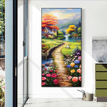 Load image into Gallery viewer, Diamond Painting - Full Round - garden path (40*70CM)
