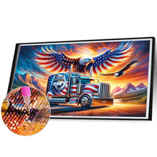 Load image into Gallery viewer, Diamond Painting - Full Round - american eagle (70*40CM)
