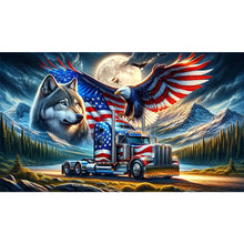 Load image into Gallery viewer, Diamond Painting - Full Round - american eagle (70*40CM)
