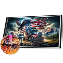 Load image into Gallery viewer, Diamond Painting - Full Round - american eagle (70*40CM)
