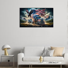 Load image into Gallery viewer, Diamond Painting - Full Round - american eagle (70*40CM)
