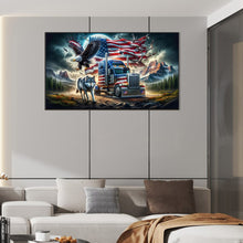 Load image into Gallery viewer, Diamond Painting - Full Round - american eagle (70*40CM)
