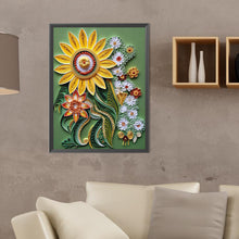 Load image into Gallery viewer, Diamond Painting - Full Round - Paper drawing flowers (30*40CM)
