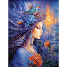 Load image into Gallery viewer, Diamond Painting - Full Round - artist girl (30*40CM)
