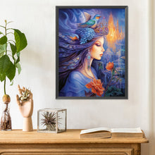 Load image into Gallery viewer, Diamond Painting - Full Round - artist girl (30*40CM)
