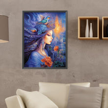 Load image into Gallery viewer, Diamond Painting - Full Round - artist girl (30*40CM)

