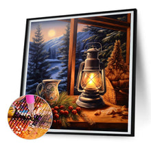Load image into Gallery viewer, Diamond Painting - Full Round - warm oil lamp (30*30CM)
