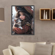 Load image into Gallery viewer, Diamond Painting - Full Round - sweet girl (30*40CM)

