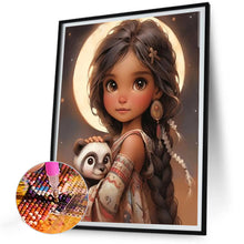 Load image into Gallery viewer, Diamond Painting - Full Round - sweet girl (30*40CM)
