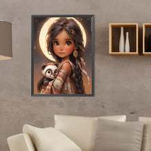 Load image into Gallery viewer, Diamond Painting - Full Round - sweet girl (30*40CM)
