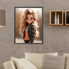 Load image into Gallery viewer, Diamond Painting - Full Round - sweet girl (30*40CM)
