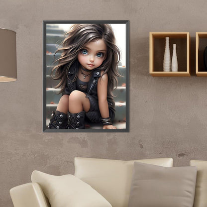 Diamond Painting - Full Round - sweet girl (30*40CM)