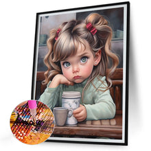 Load image into Gallery viewer, Diamond Painting - Full Round - sweet girl (30*40CM)
