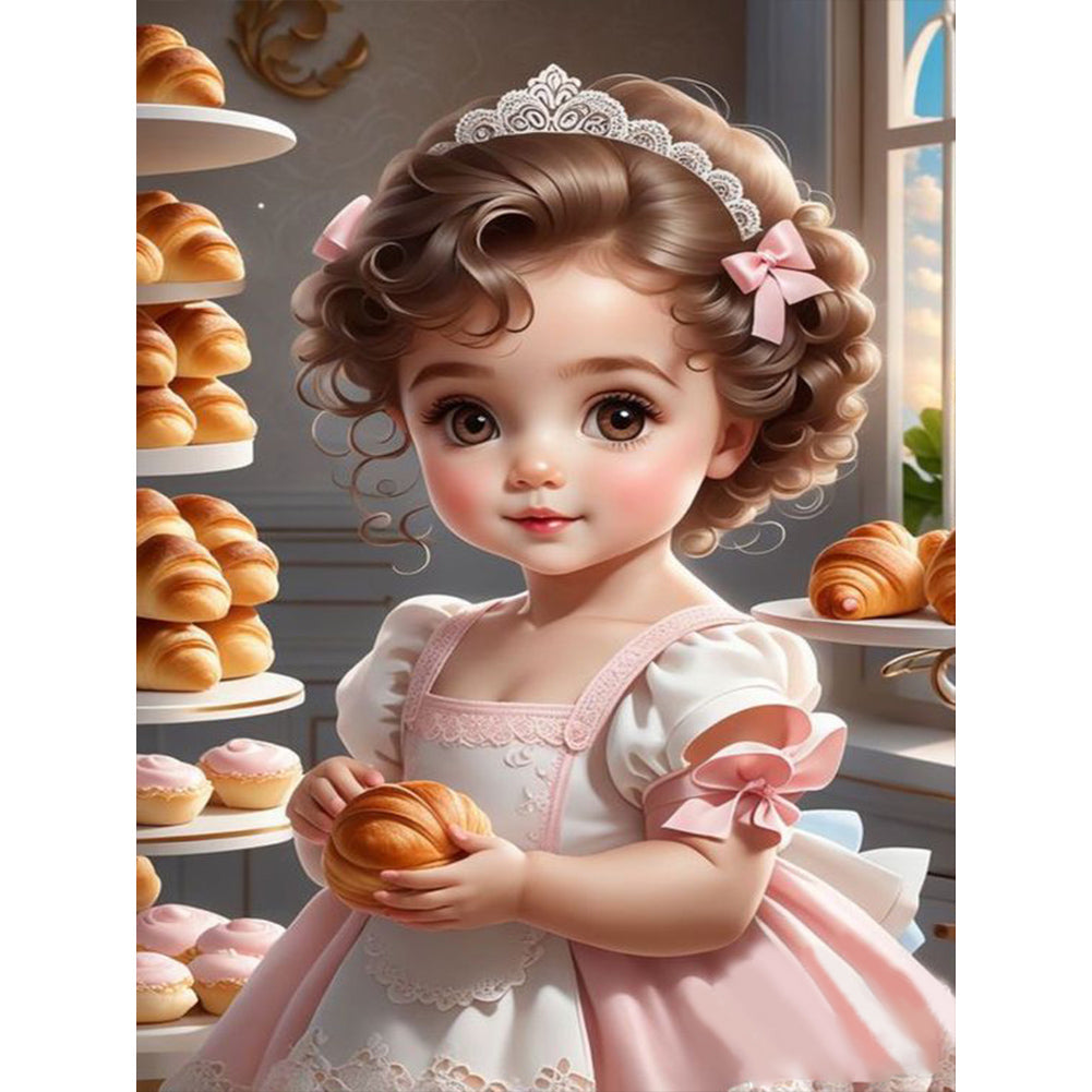 Diamond Painting - Full Round - sweet girl (30*40CM)