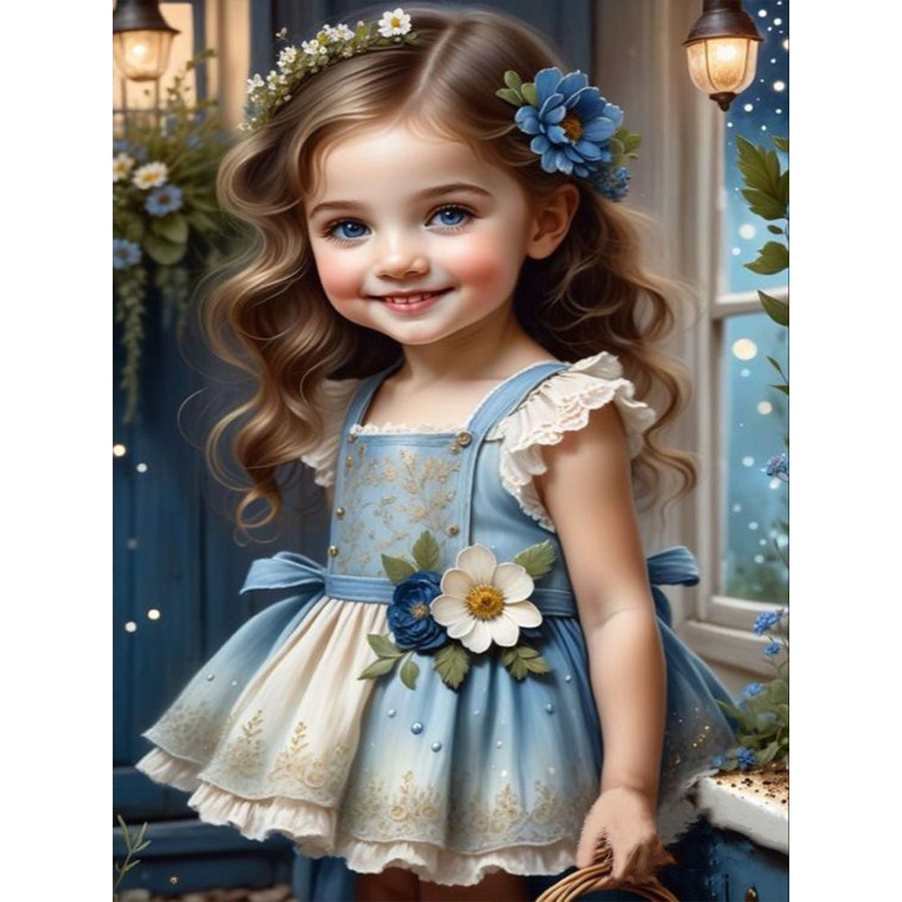 Diamond Painting - Full Round - sweet girl (30*40CM)